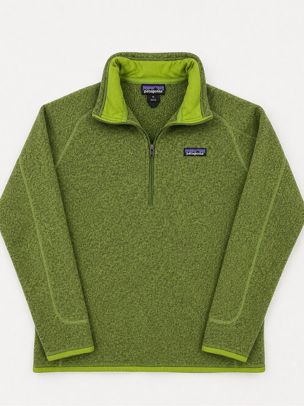 Patagonia Better Sweater 1/4 Zip Fleece Pullover Women’s XL Green Outdoor - Picture 1 of 7